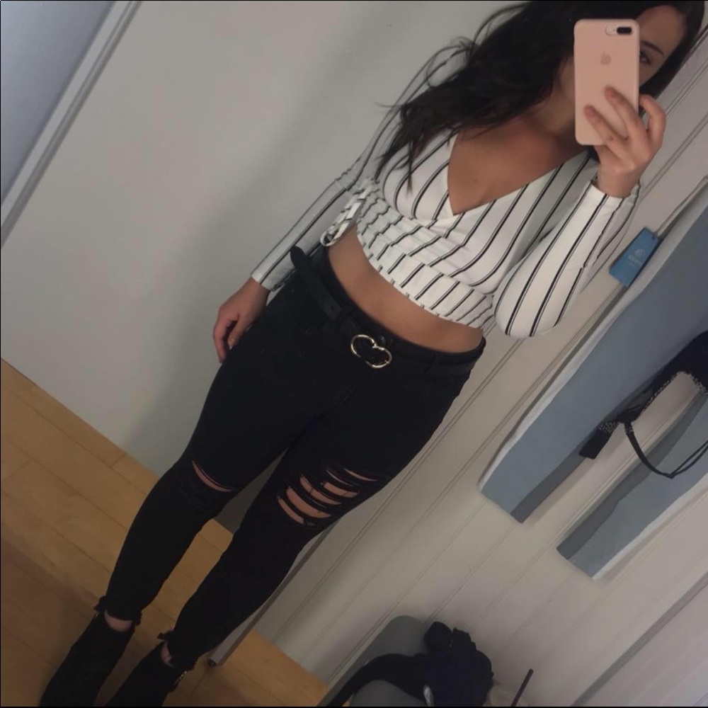 Black American eagle jeans!